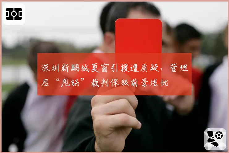 深圳新鹏城夏窗引援遭质疑，管理层“甩锅”裁判保级前景堪忧